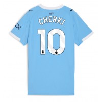 Stroje piłkarskie Manchester City Rayan Cherki #10 Koszulka Podstawowej dla damskie 2025-26 Krótki Rękaw
